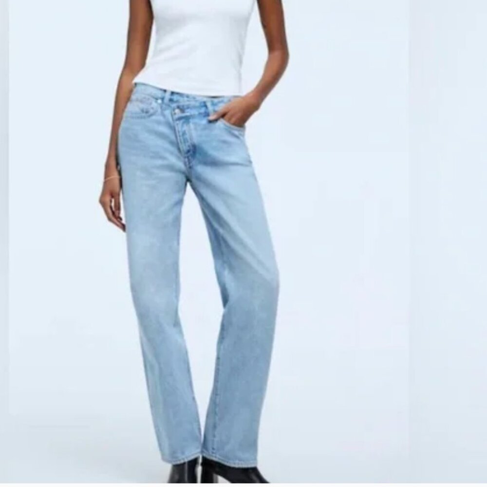 Madewell low-slung straight Light Blue Denim Jeans 24